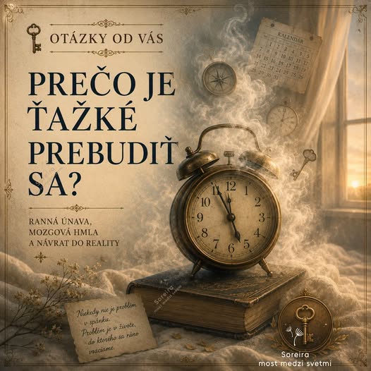 154/2026 OTÁZKY OD VÁS. ČO ZNAMENÁ, AK RANNÉ PREBUDENIE MENTALNE BOLÍ ALEBO SA NEDÁ VÔBEC PREBUDIŤ?